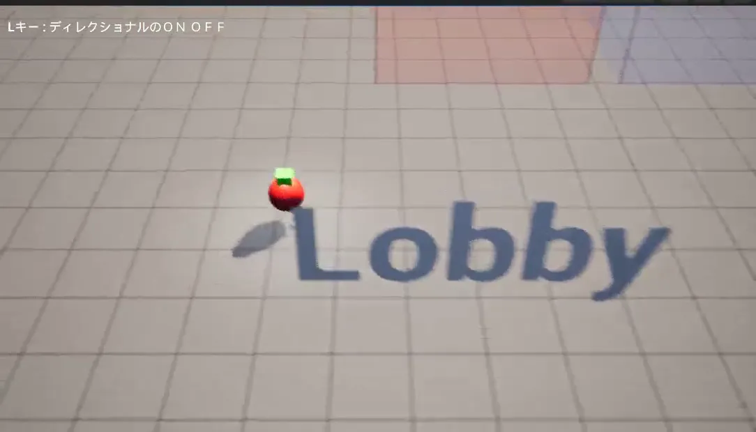 UE5 歩行プロトタイプの画面